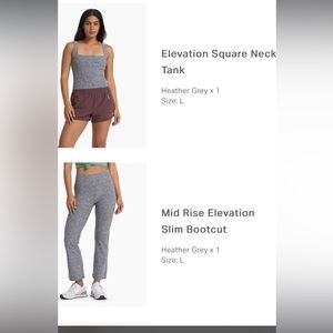 Vuori workout set- size L